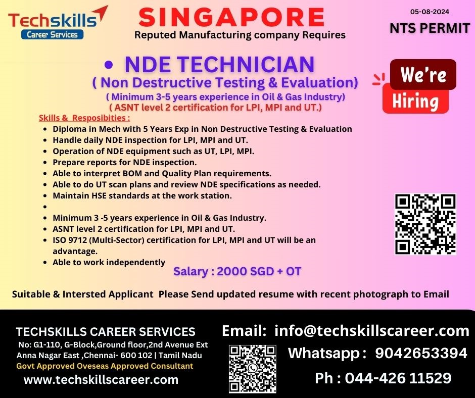 NDE TECHNCIAN